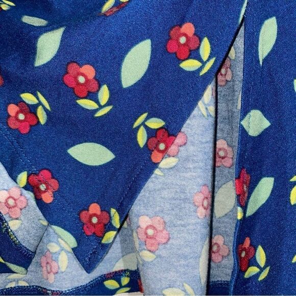 LulaRoe 2XL Floral Tunic Scoop Neck Women's Top - Picture 5 of 5